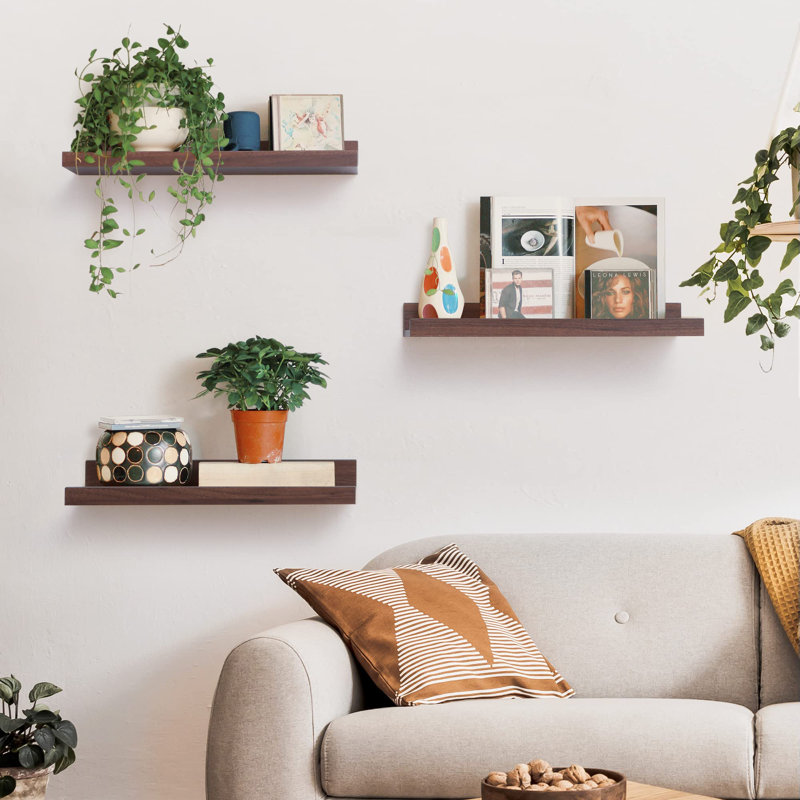 Ebern Designs Floating Shelf for Bathroom,Living Room & Reviews Wayfair